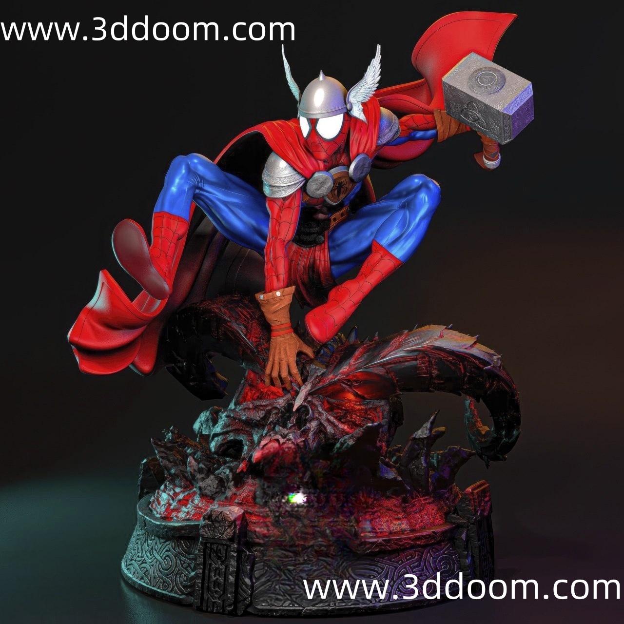 482 Spider-Thor 蜘蛛索尔-3D DOOM