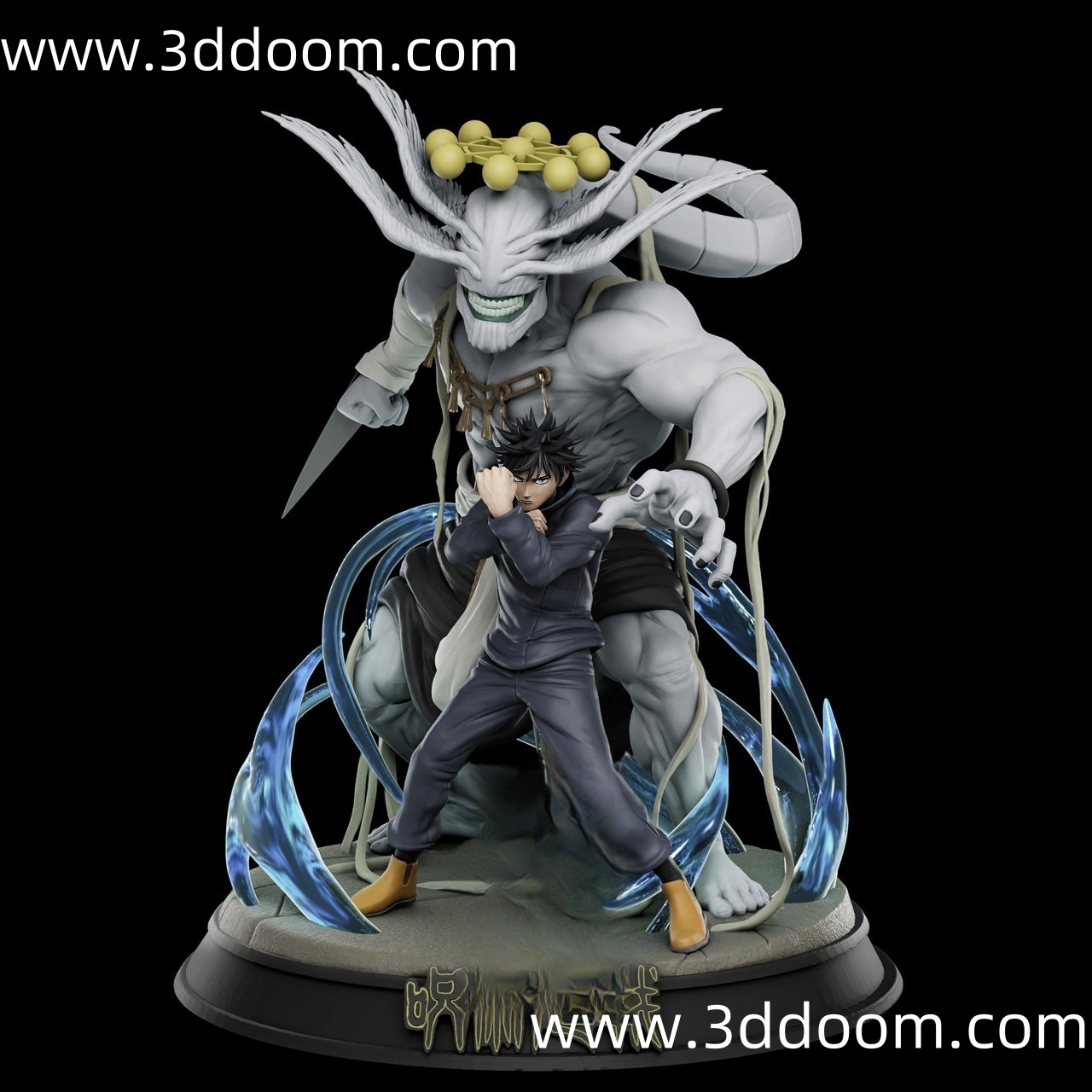 393  Fushiguro   Jujutsu Kaisen 咒术回战 伏黑惠与魔虚罗-3D DOOM