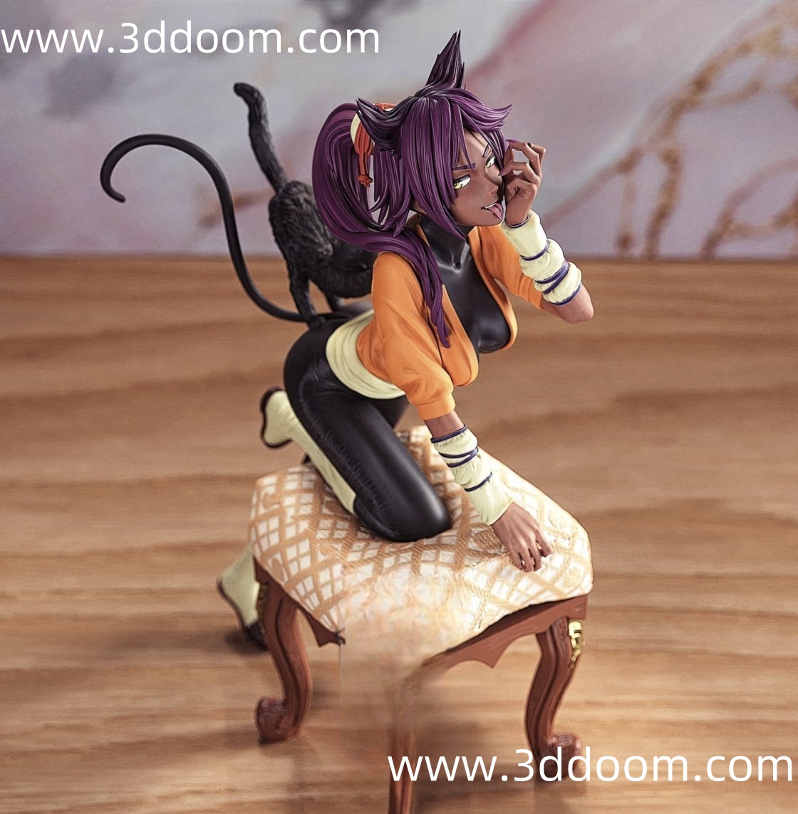 594 Yoruichi Shihouin Bleach 死神 四枫院夜一-3D DOOM