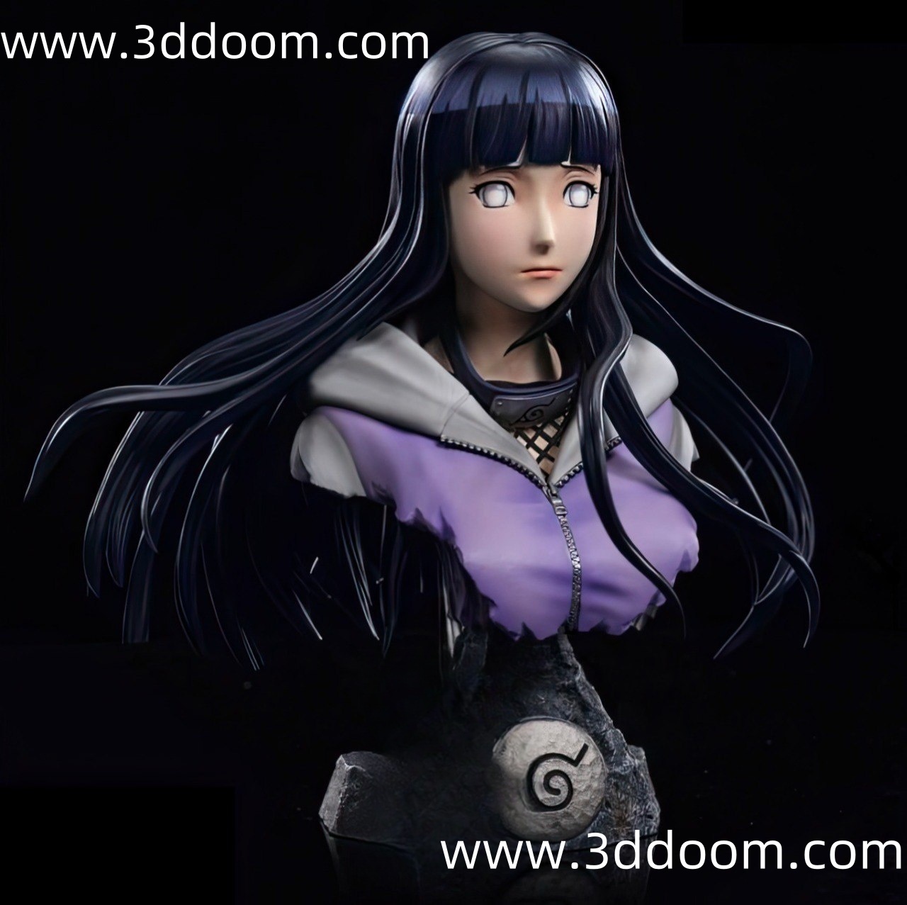 350 Hinata Bust Naruto 火影忍者 日向雏田-3D DOOM