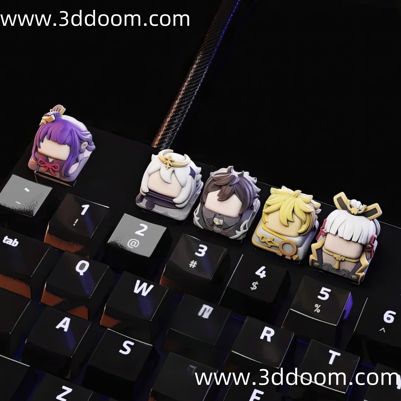 344 Genshin Impact Keycaps 原神 键帽-3D DOOM