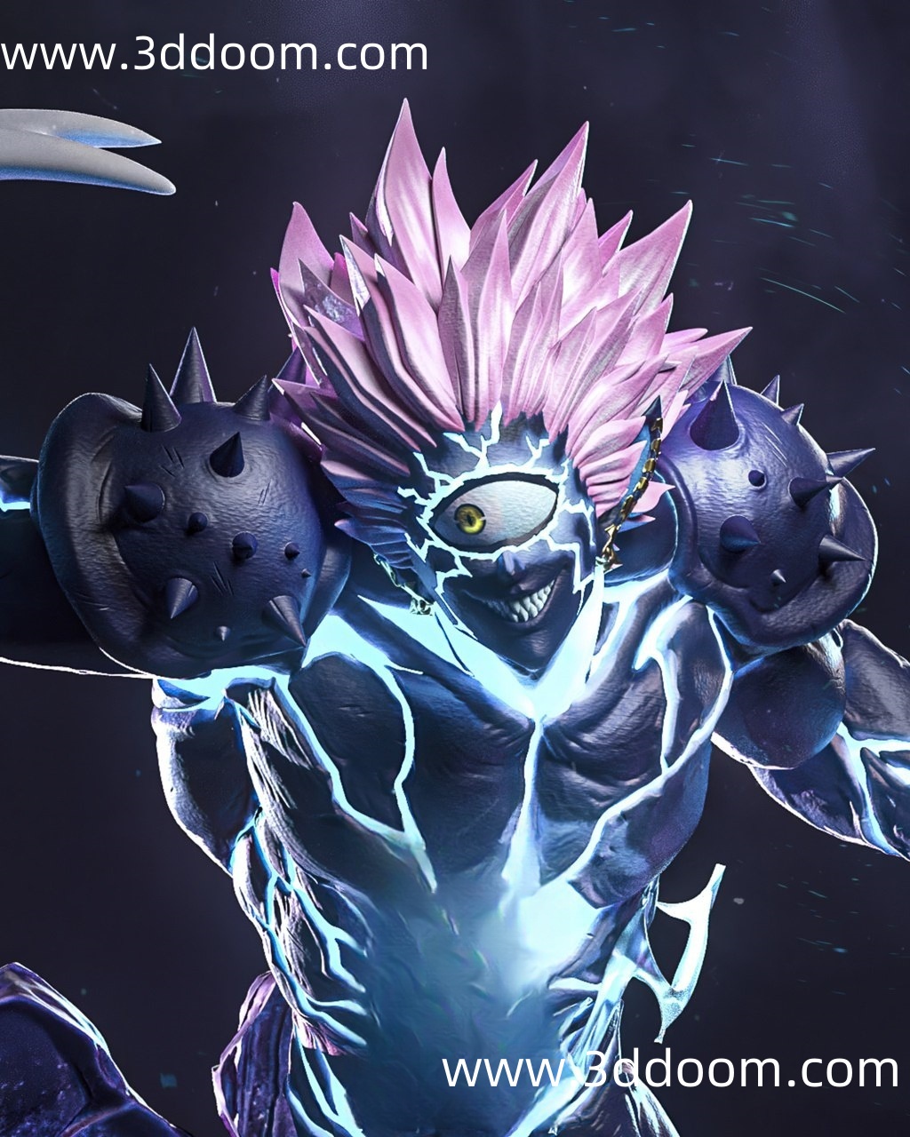 503 Boros Bust One-Punch Man 一拳超人 波罗斯-3D DOOM