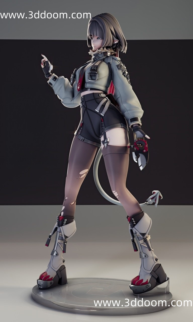 539 Jane Doe Zenless Zone Zero 绝区零 简-3D DOOM