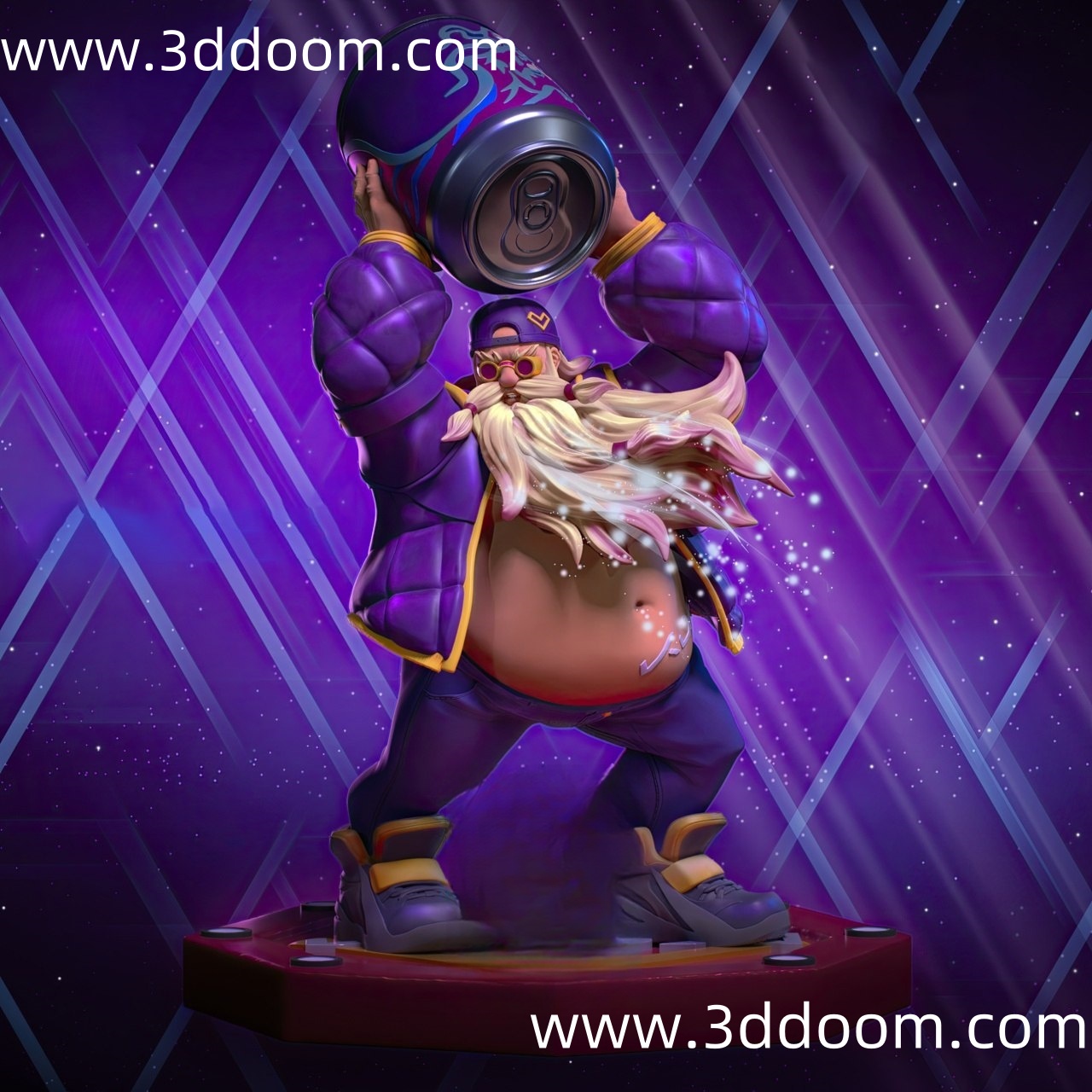 518 Gragas League of Legends 英雄联盟 酒桶-3D DOOM