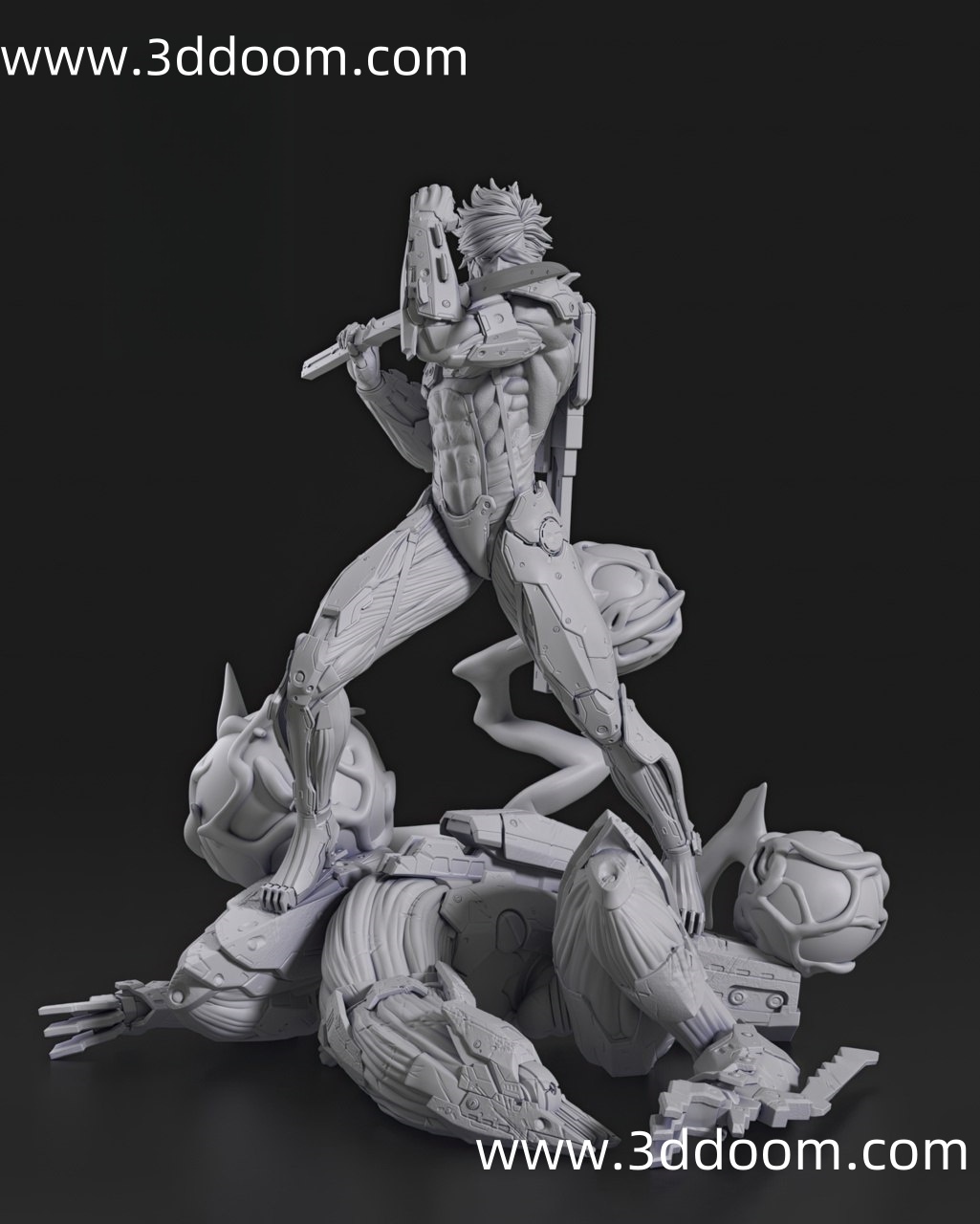 550 Raiden Metal Gear 合金装备 雷电-3D DOOM