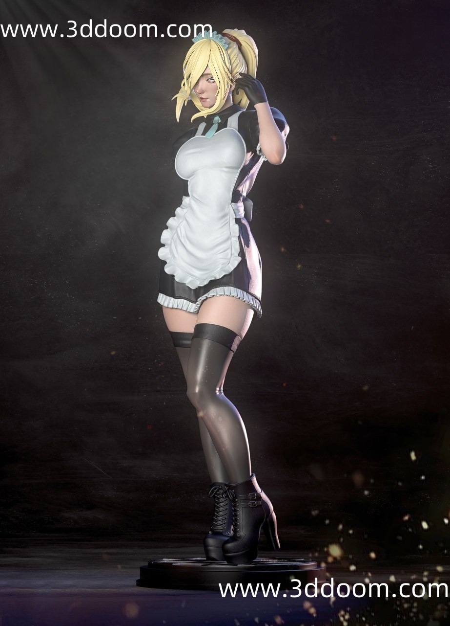 555 Samus Aran Metroid 银河战士 萨姆斯·阿兰-3D DOOM