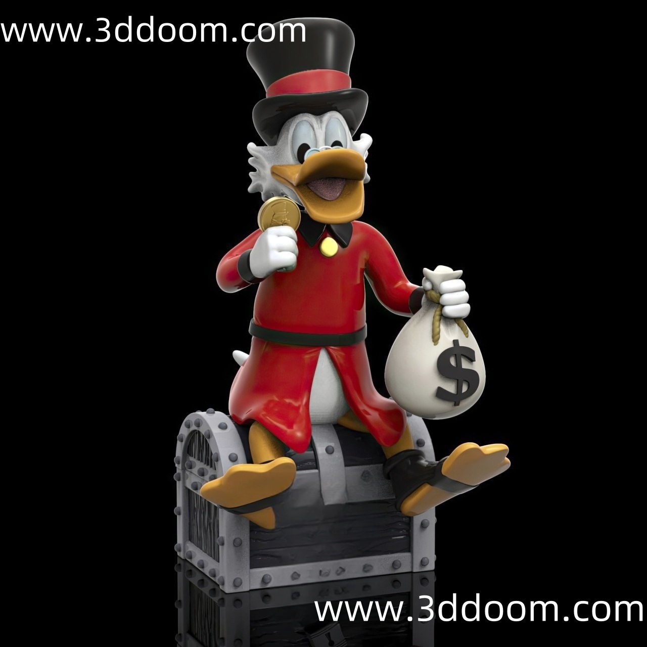 558 Scrooge McDuck DuckTales 迪士尼 史高治·麦克达克-3D DOOM