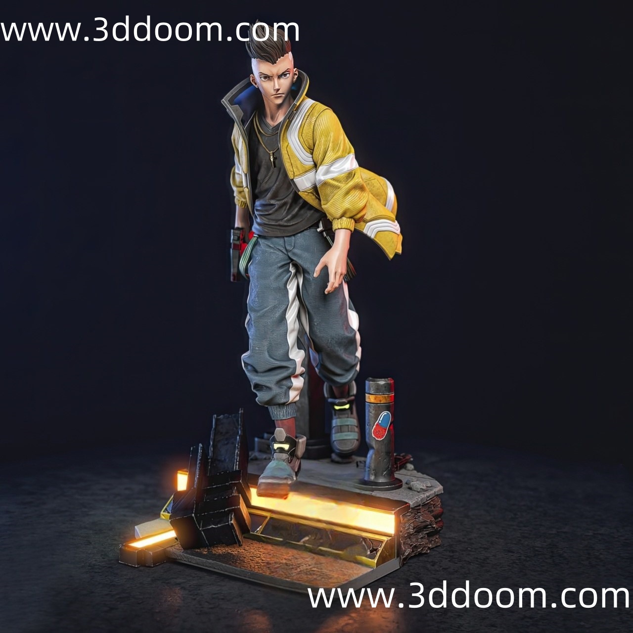 509 David Martinez Cyberpunk Edgerunners 赛博朋克 大卫-3D DOOM