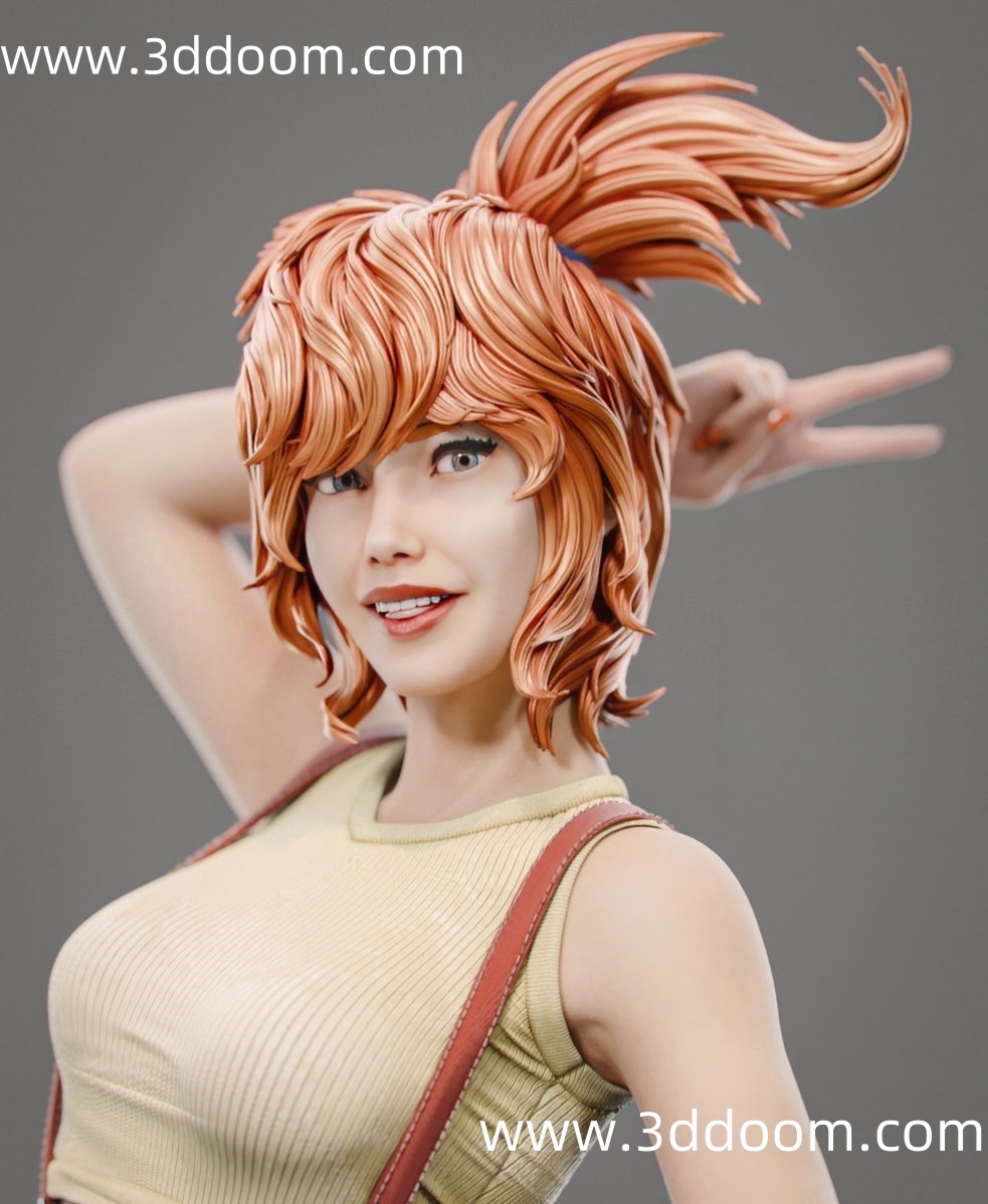 545 Misty Pokemon 精灵宝可梦 小霞-3D DOOM