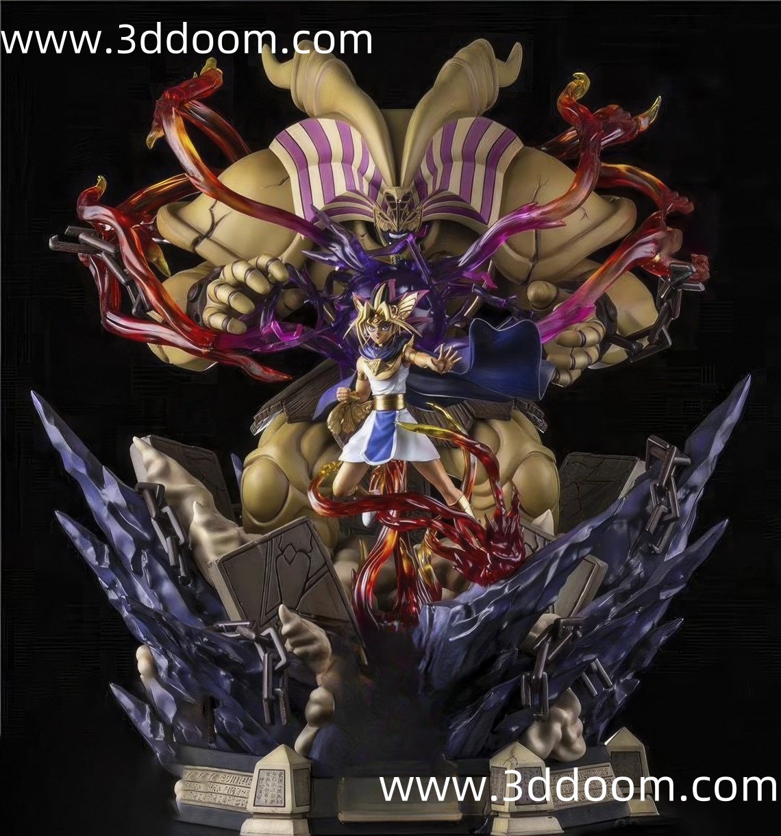 595 Yugi Mutou Yu-Gi-Oh 游戏王 武藤游戏-3D DOOM