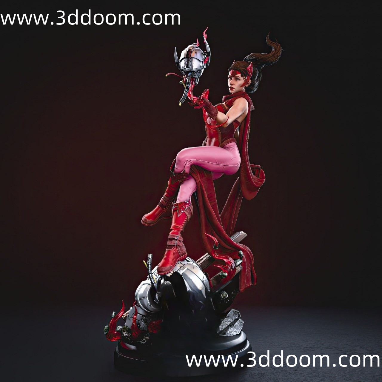 556 Scarlet Witch 漫威 绯红女巫-3D DOOM