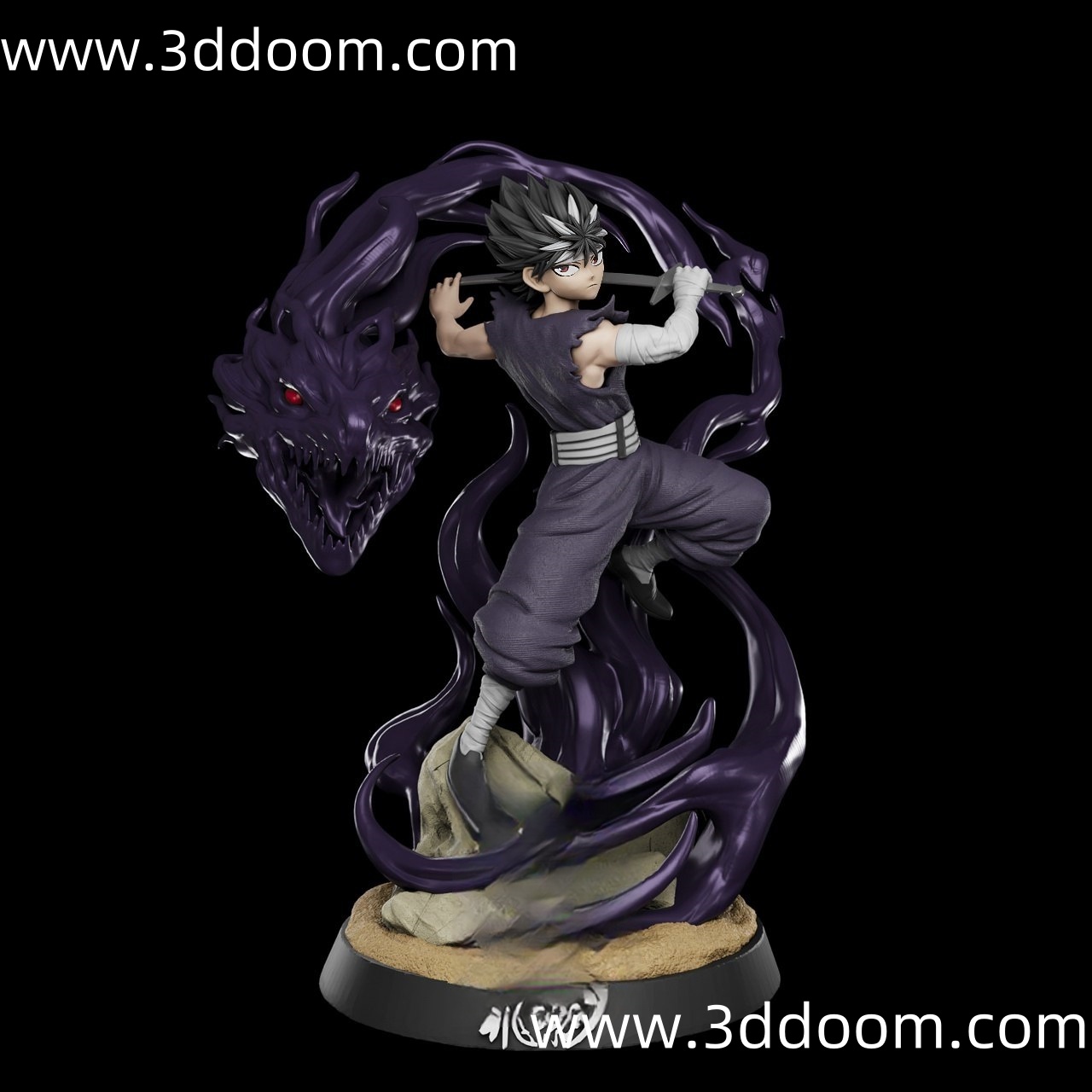 631 Hiei YuYu Hakusho 幽游白书 飞影-3D DOOM