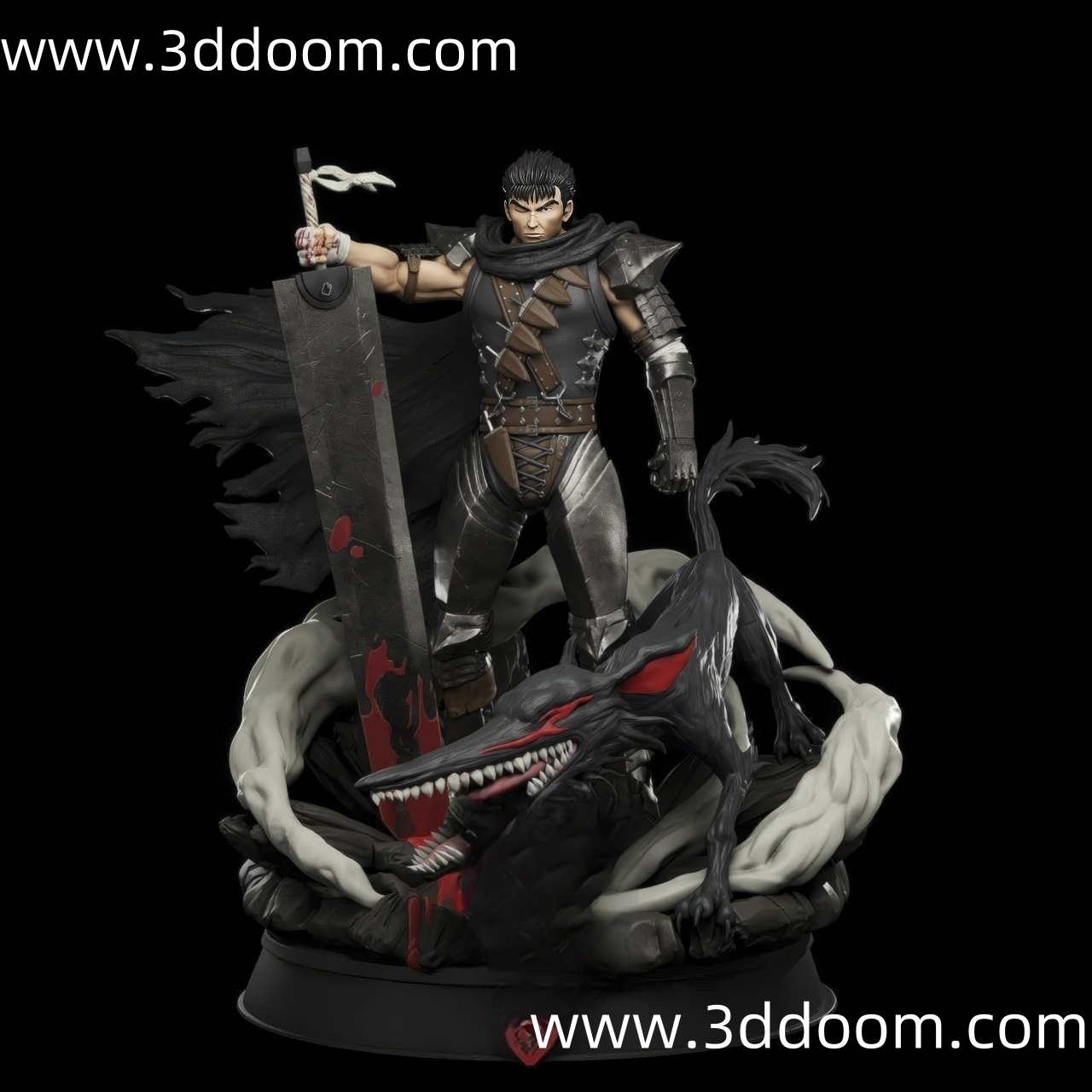 628 Guts Berserk 剑风传奇 格斯-3D DOOM