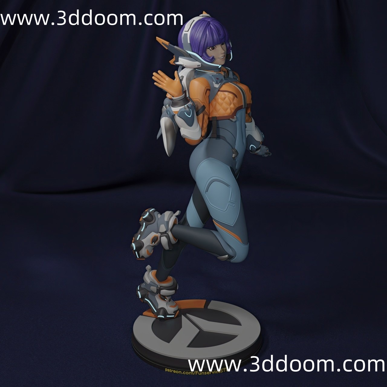 638 Juno Overwatch 守望先锋 朱诺-3D DOOM