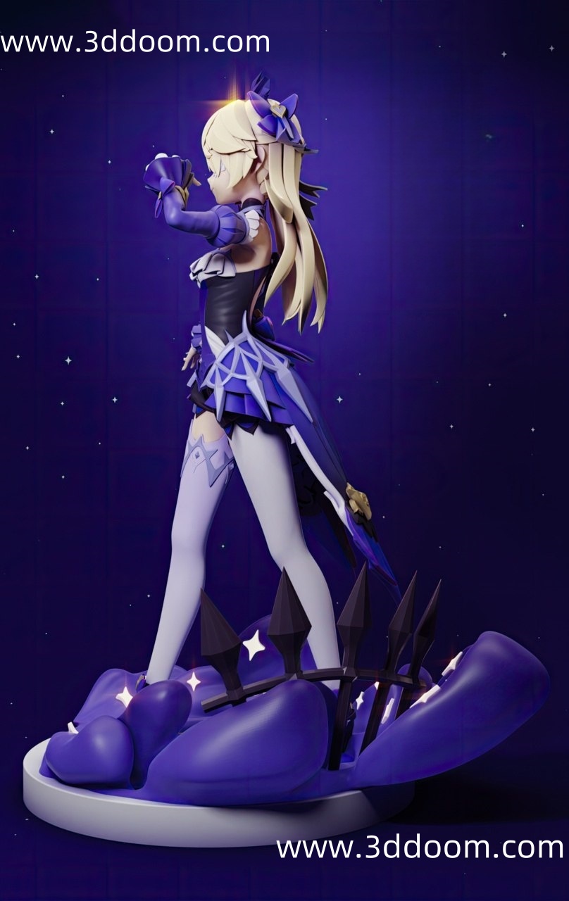 514 Fischl Genshin Impact 原神 菲谢尔-3D DOOM