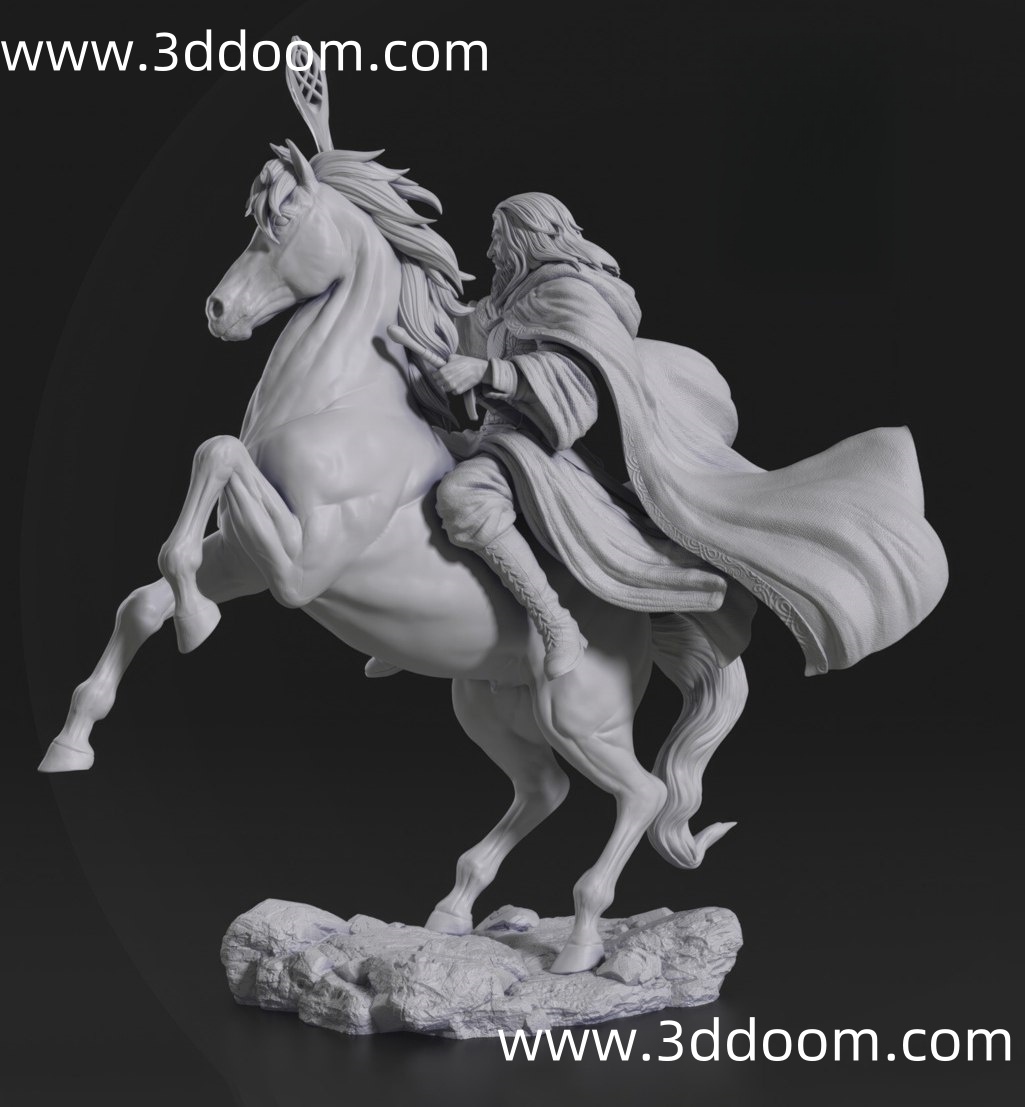 627 Gandalf The Lord of the Rings 指环王 甘道夫-3D DOOM