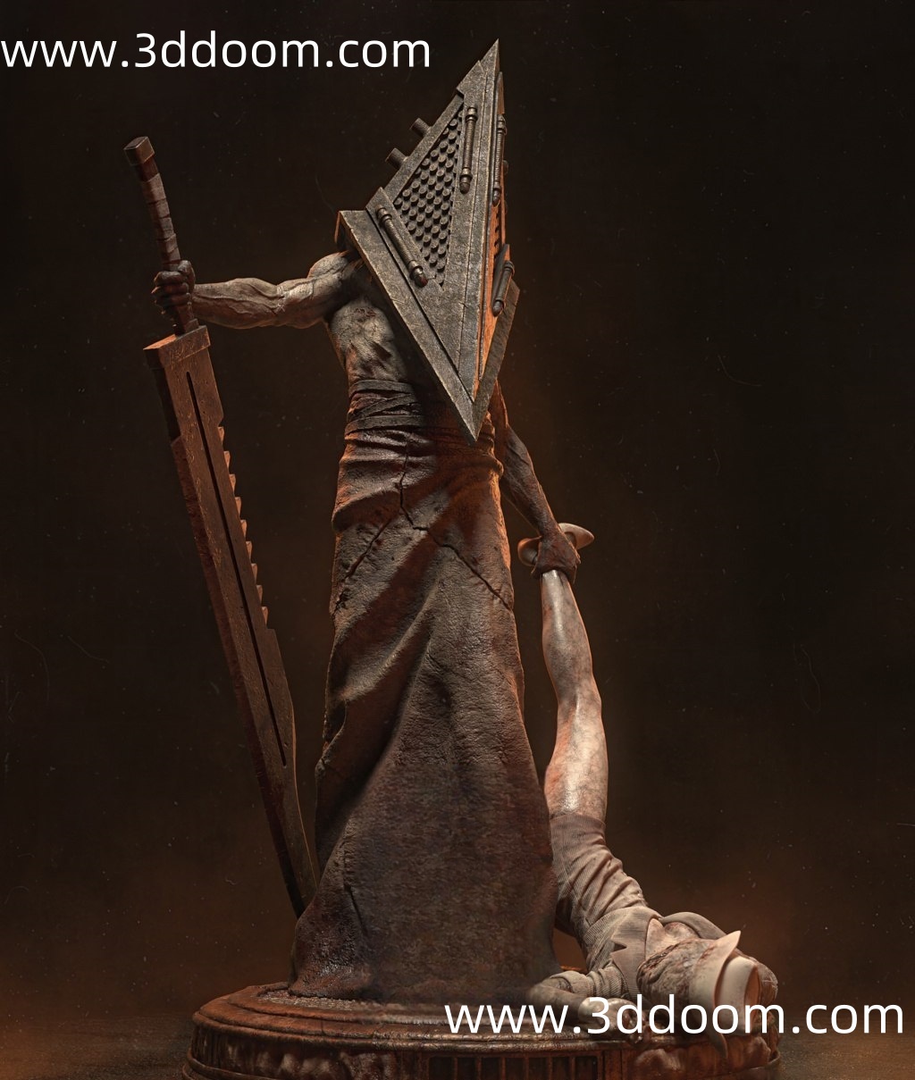 670 Pyramid Head Silent Hill 寂静岭 三角头-3D DOOM