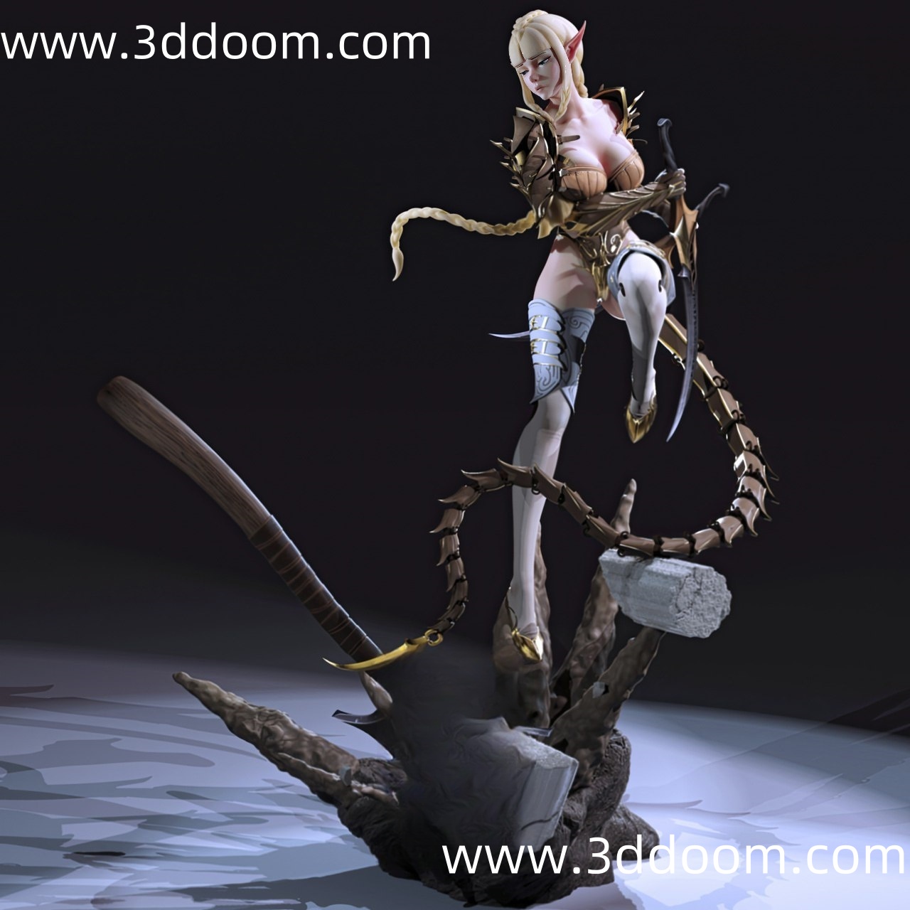 623 Elven Assassin 精灵刺客-3D DOOM