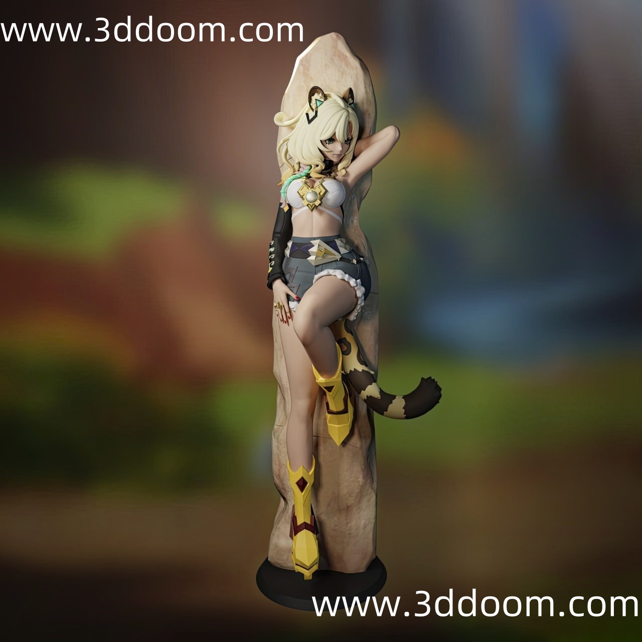 695 Xilonen Genshin Impact 原神 希诺宁-3D DOOM