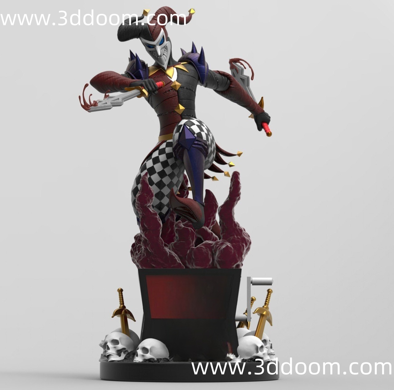 679 Shaco League of Legends 英雄联盟 恶魔小丑-3D DOOM