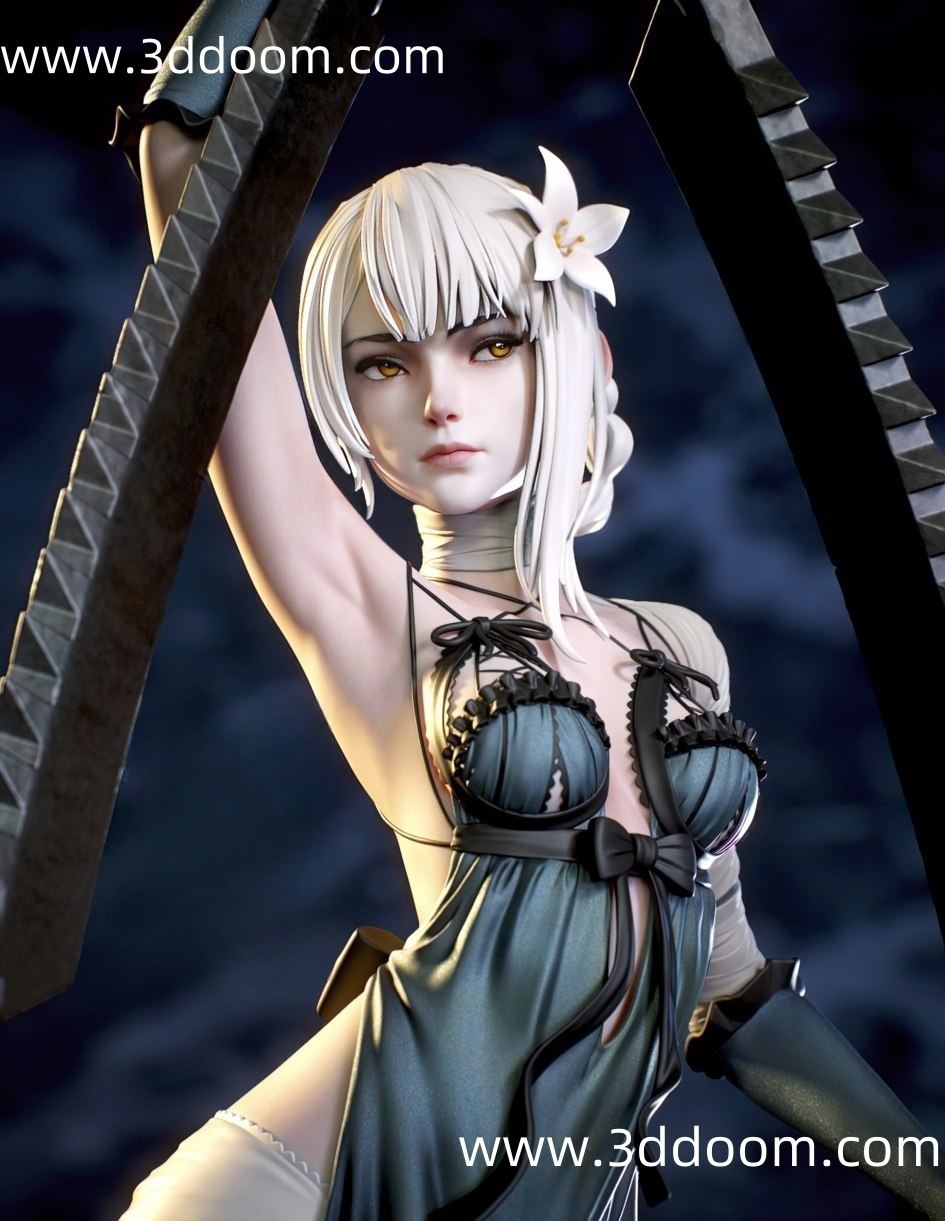 640 Kaine NieR Replicant 尼尔：伪装者 凯妮-3D DOOM