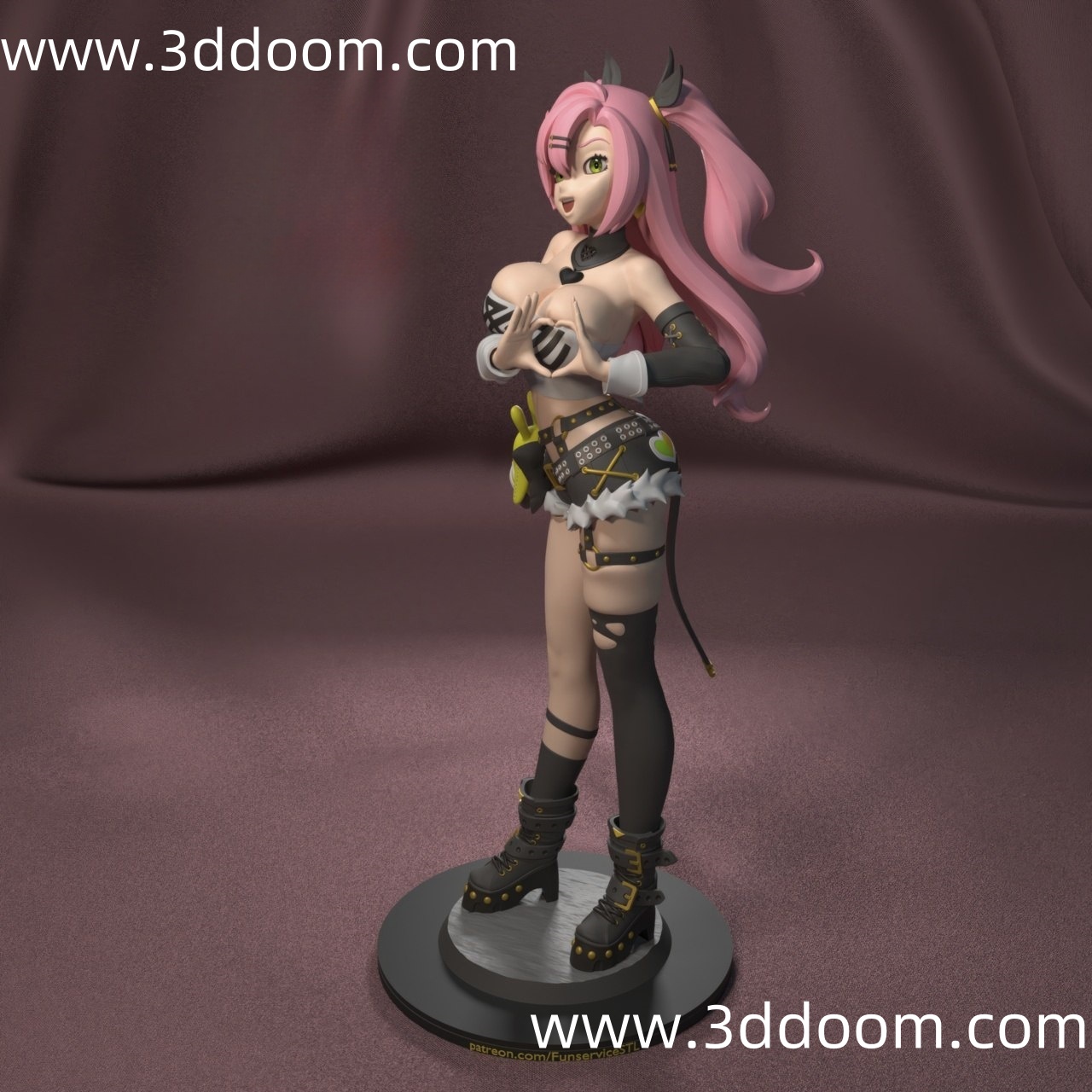 664 Nicole Demara Zenless Zone Zero 绝区零 妮可·德玛拉-3D DOOM