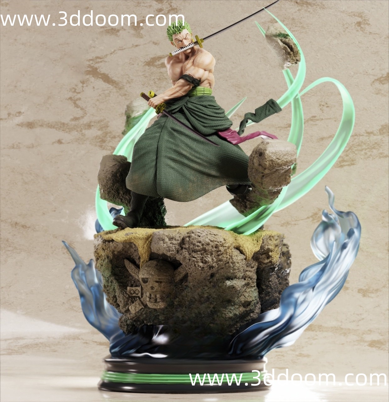 675 Roronoa Zoro One Piece 海贼王 索隆-3D DOOM