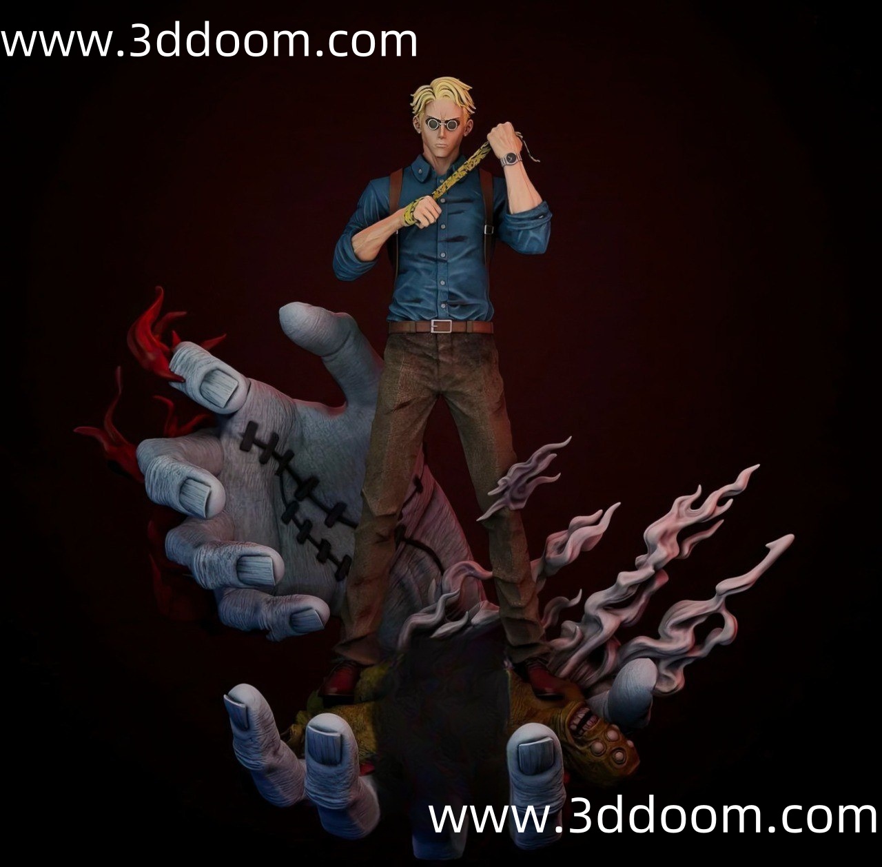 642 Kento Nanami Jujutsu Kaisen 咒术回战 七海建人-3D DOOM