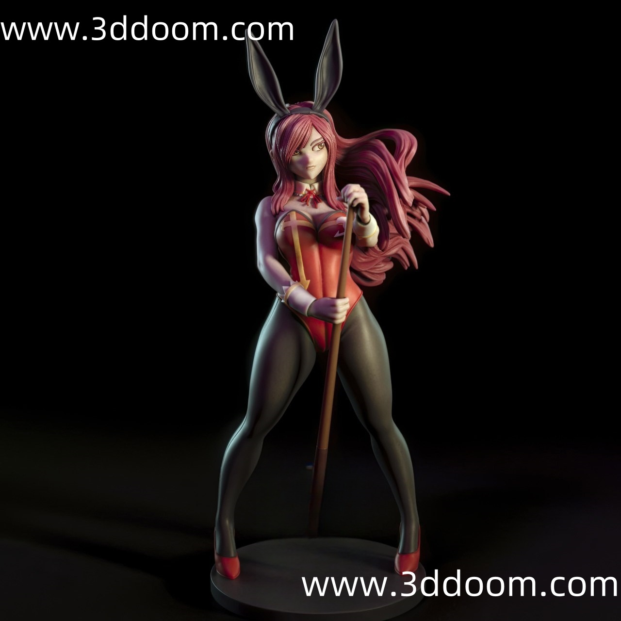 624 Erza Scarlet Fairy Tail 妖精的尾巴 艾露莎·舒卡勒托-3D DOOM