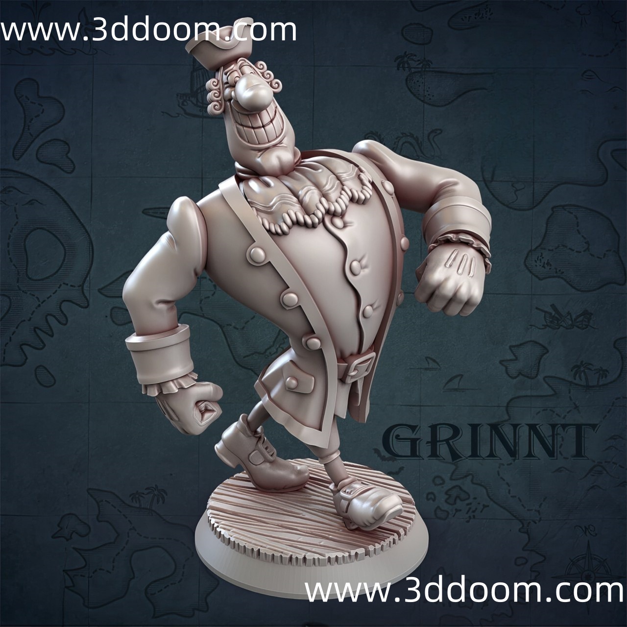 620 Dr. Livesey Treasure Island 金银岛 大卫·李甫西医生-3D DOOM