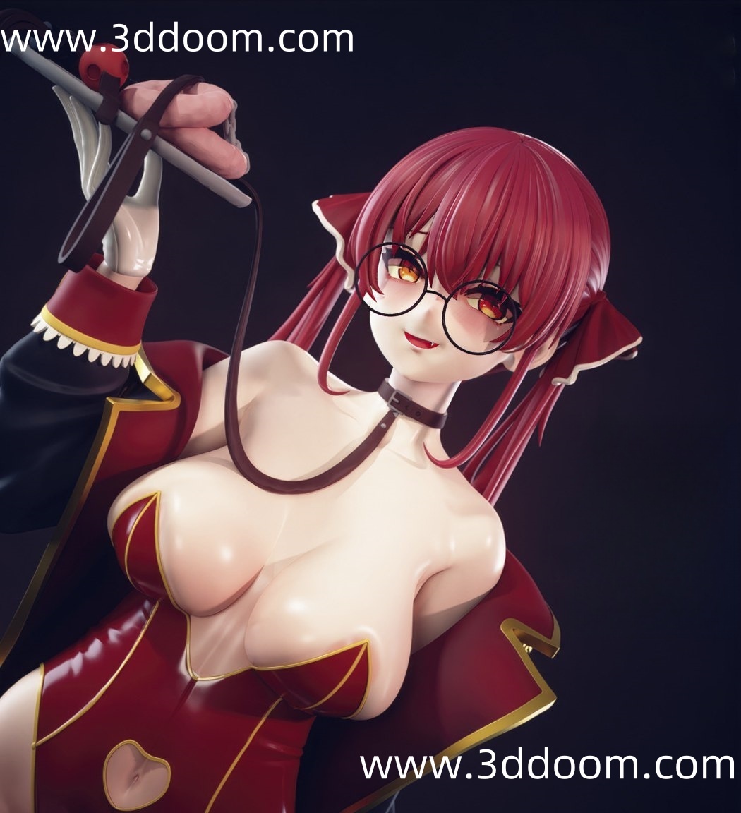 632 Houshou Marine Virtual YouTuber 虚拟主播 宝钟玛琳-3D DOOM