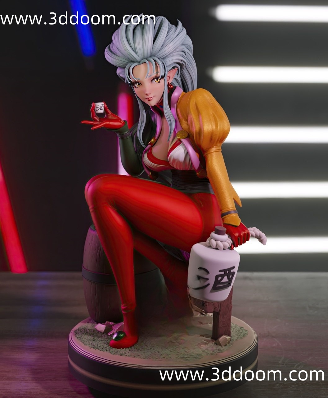 678 Ryoko Hakubi+NSFW Tenchi Muyo 天地无用 魉呼-3D DOOM