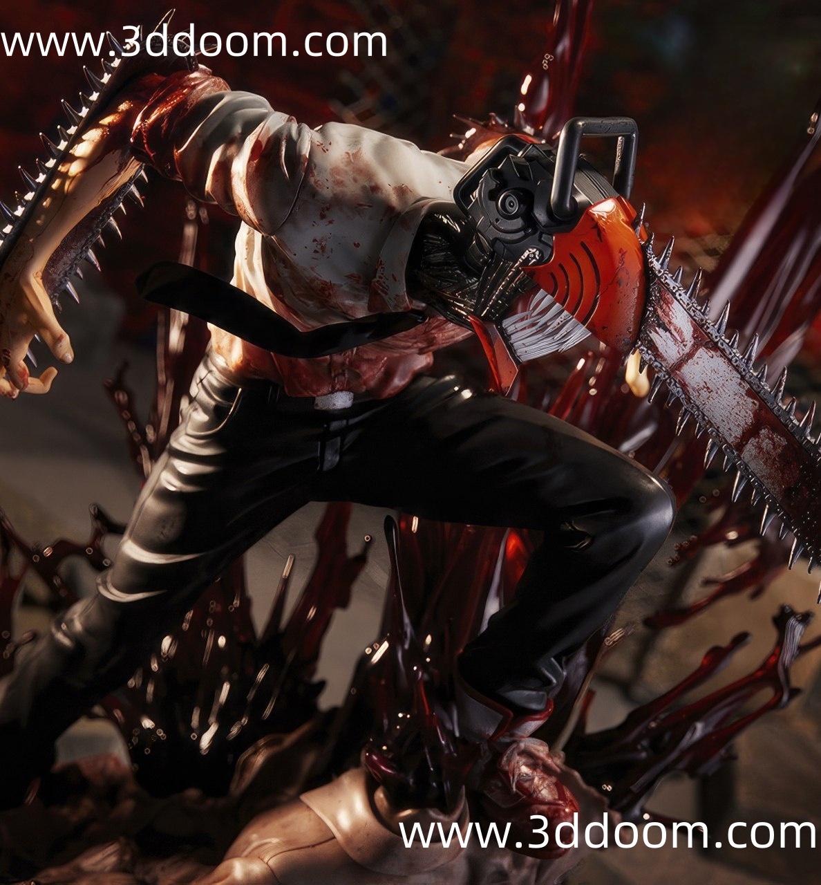 618 Denji Chainsaw Man 链锯人 电次-3D DOOM