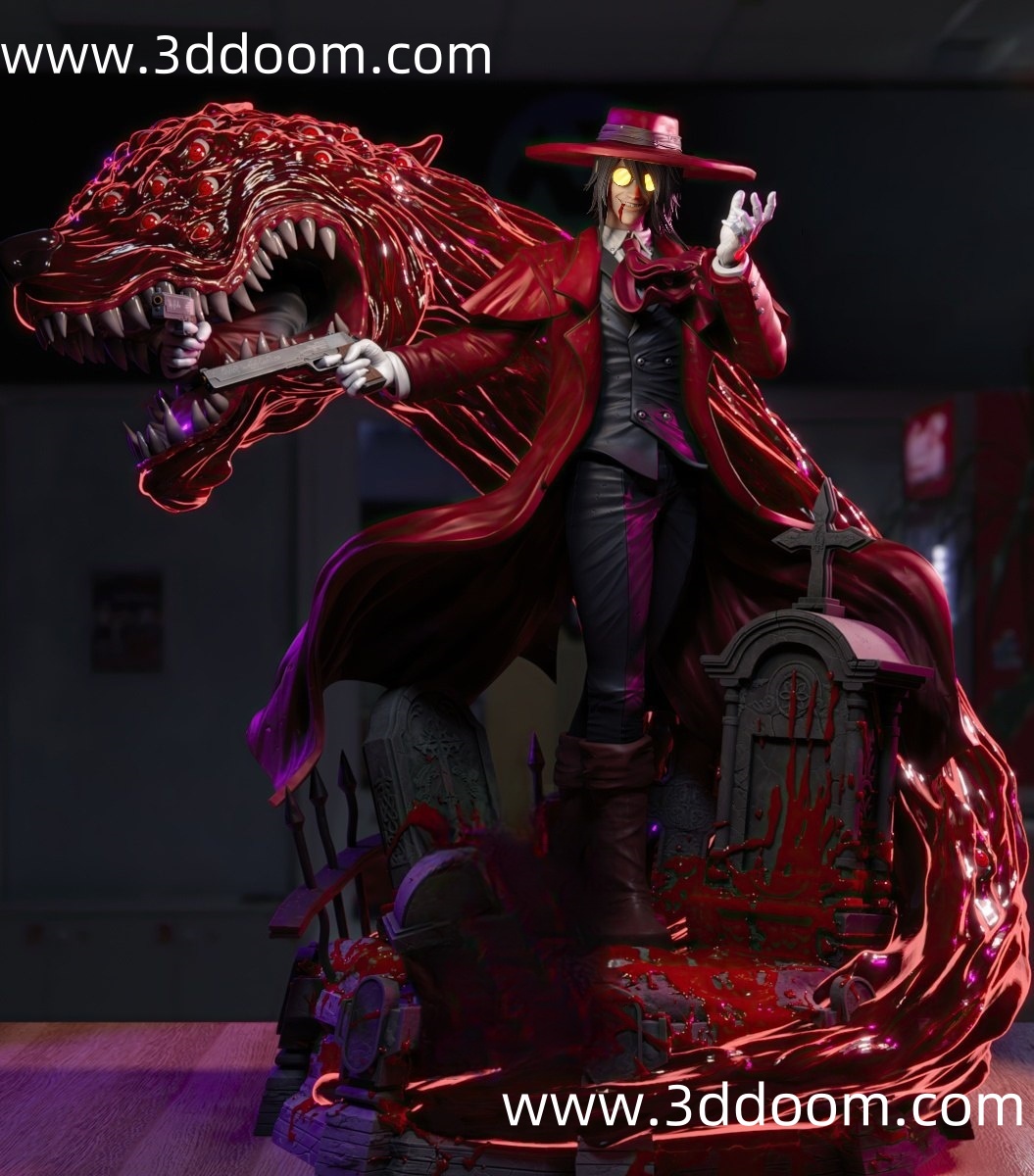 603 Alucard Hellsing 皇家国教骑士团 阿卡多-3D DOOM