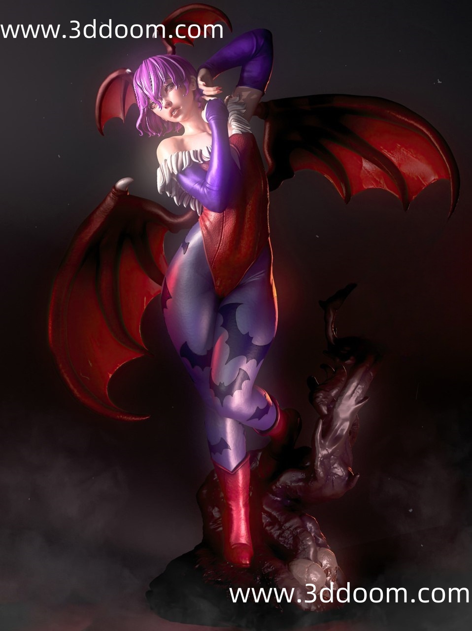 646 Lilith Darkstalkers 恶魔战士 莉莉丝-3D DOOM
