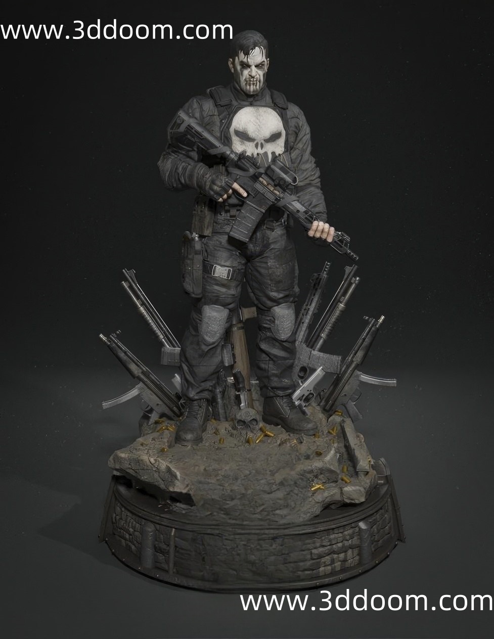 687 The Punisher 漫威 惩罚者-3D DOOM