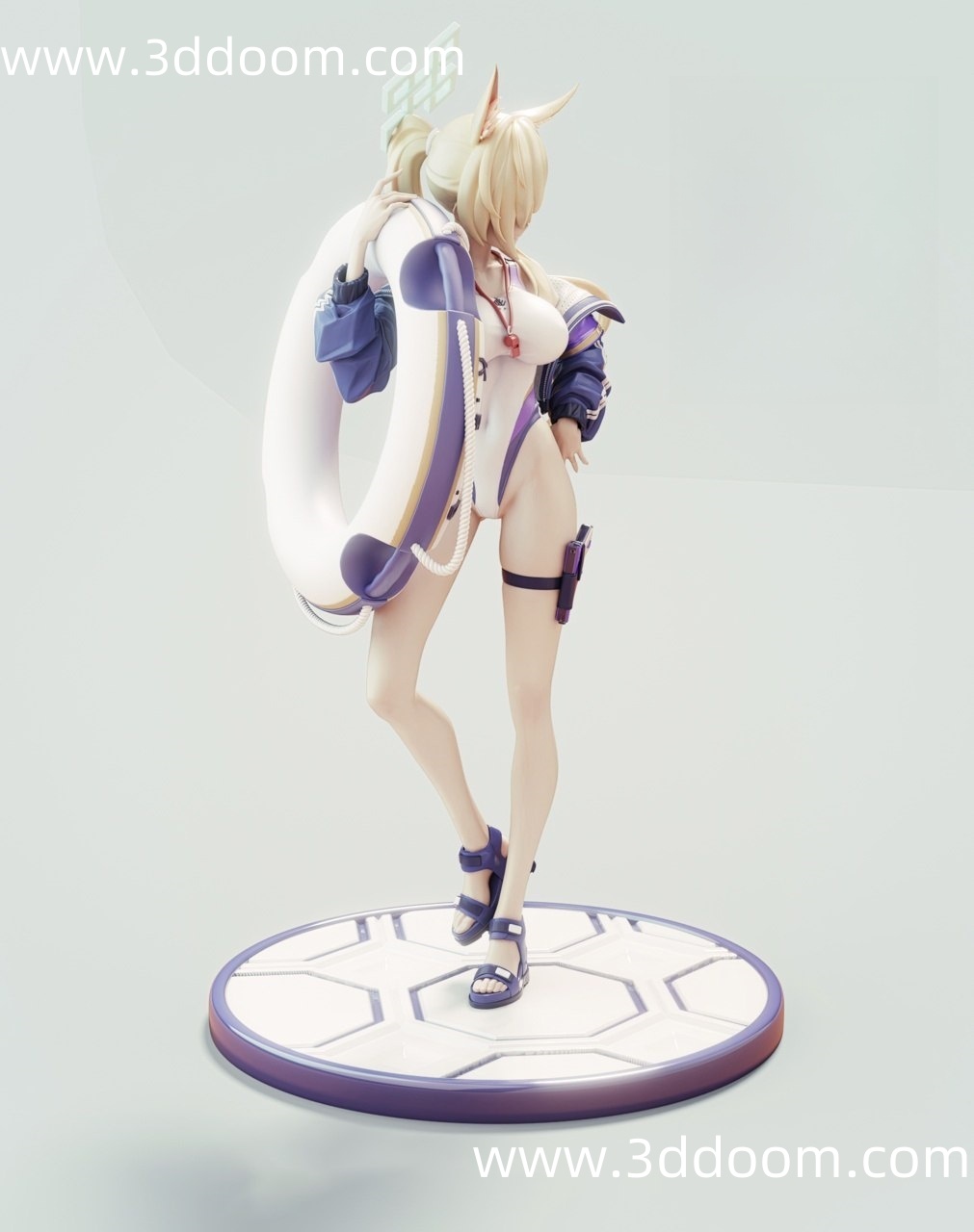 665 Ogata Kanna Blue Archive 碧蓝档案 泳装 Kanna-3D DOOM