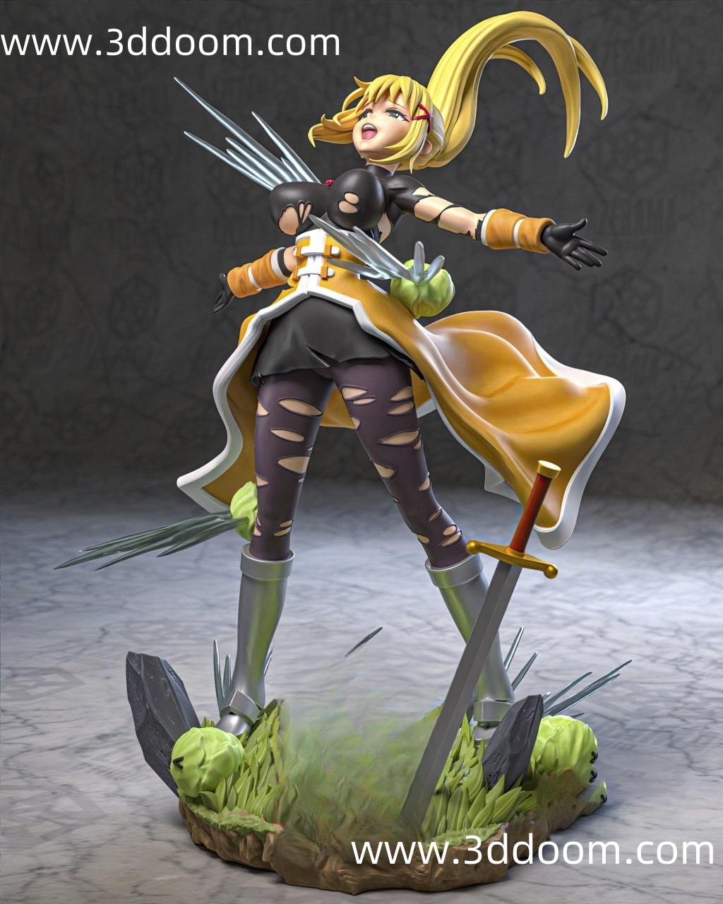 714 Darkness KonoSuba Gods 为美好的世界献上祝福 达克妮斯-3D DOOM