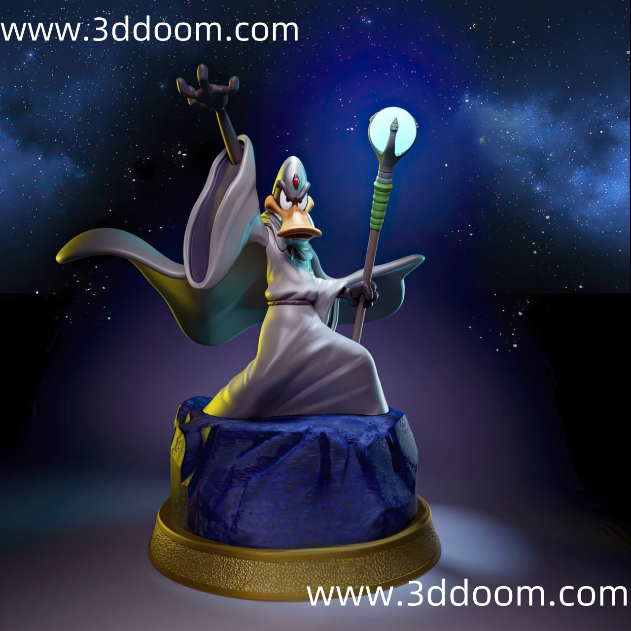 713 Daffy Duck Wizard 达菲鸭 巫师-3D DOOM