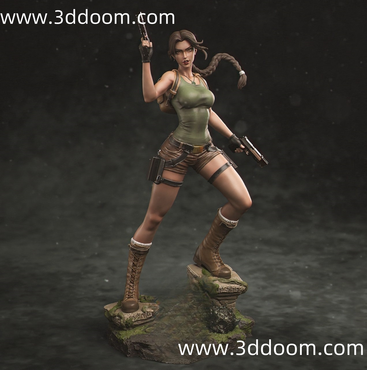 743 Lara Croft 古墓丽影 劳拉·克劳馥-3D DOOM