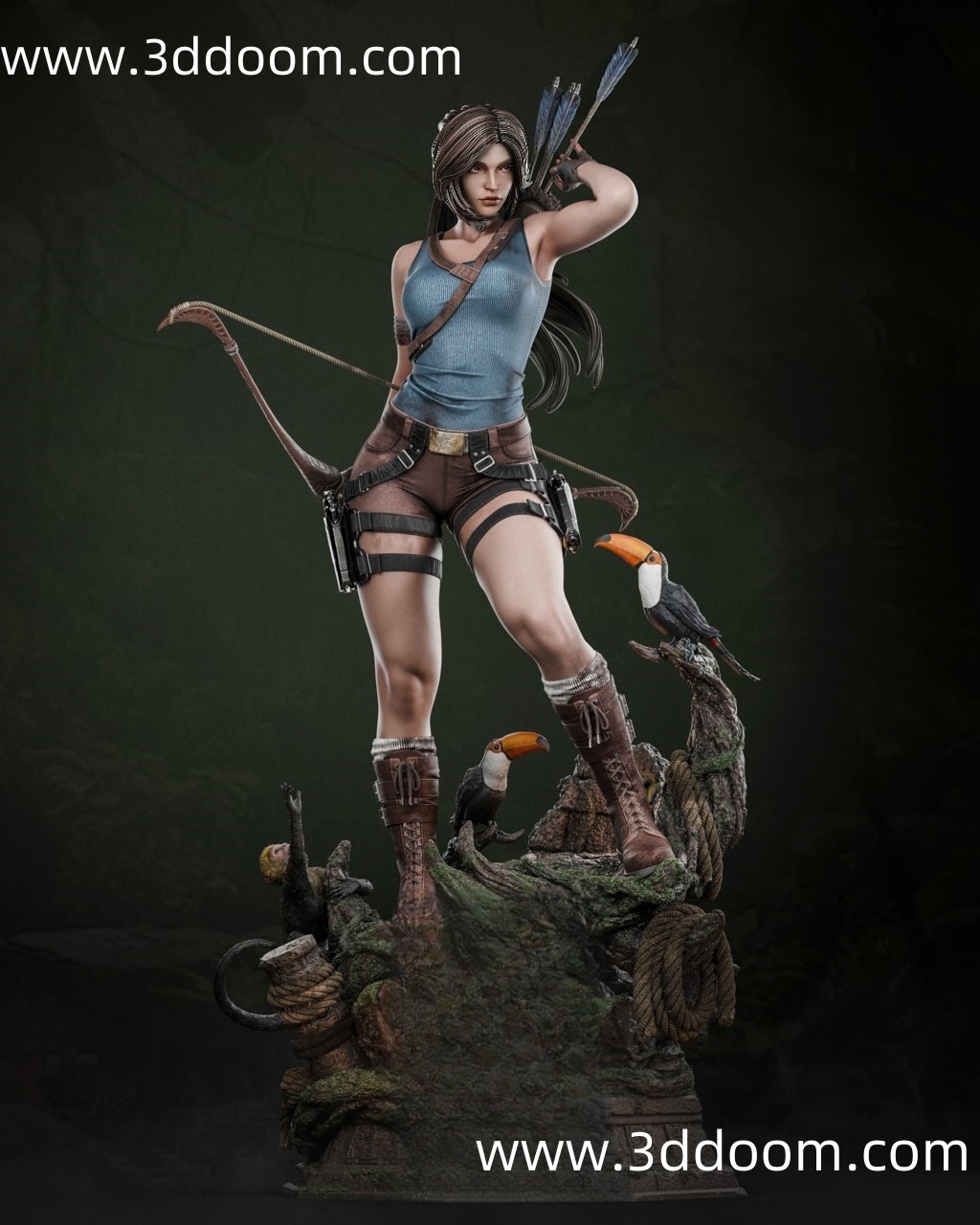 742 Lara Croft (2) 古墓丽影 劳拉·克劳馥-3D DOOM