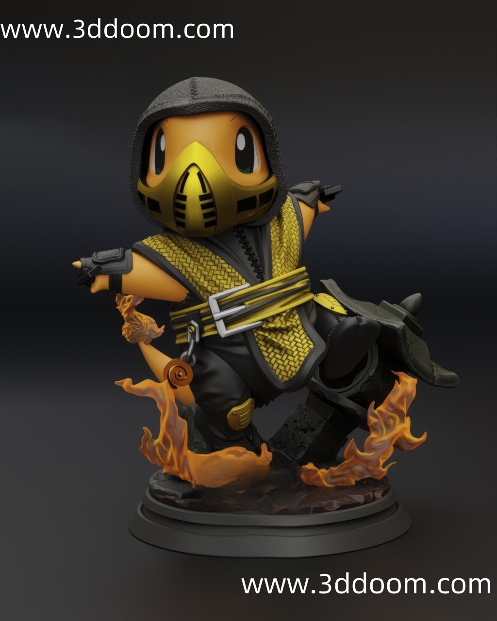 711 Charmander Pokemon Scorpion Mortal Kombat 小火龙蝎子-3D DOOM
