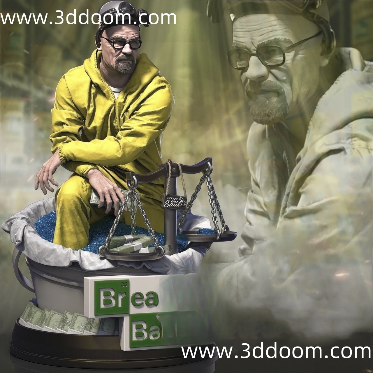 797 Walter White Breaking Bad 绝命毒师 沃尔特·怀特-3D DOOM