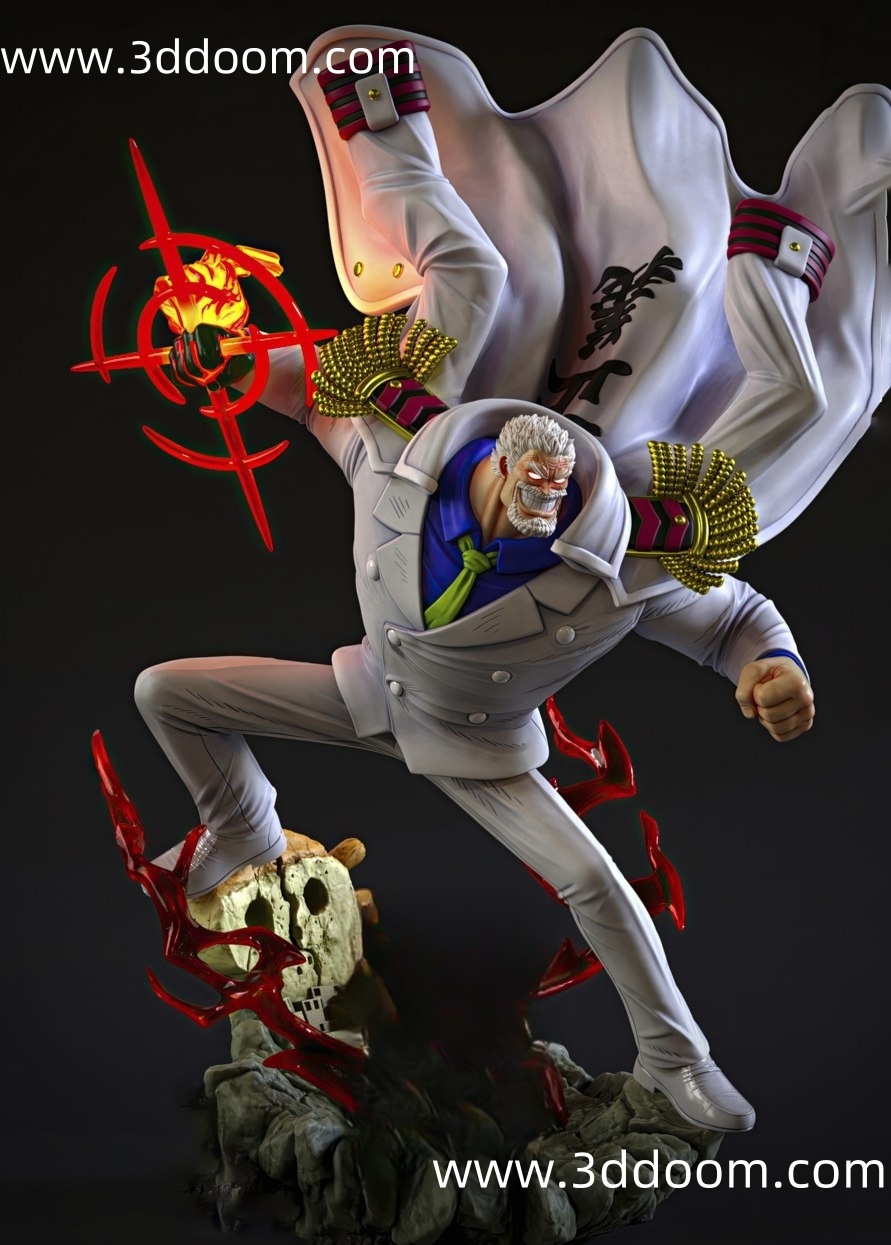 759 Monkey D. Garp One Piece 海贼王 蒙奇·D·卡普-3D DOOM