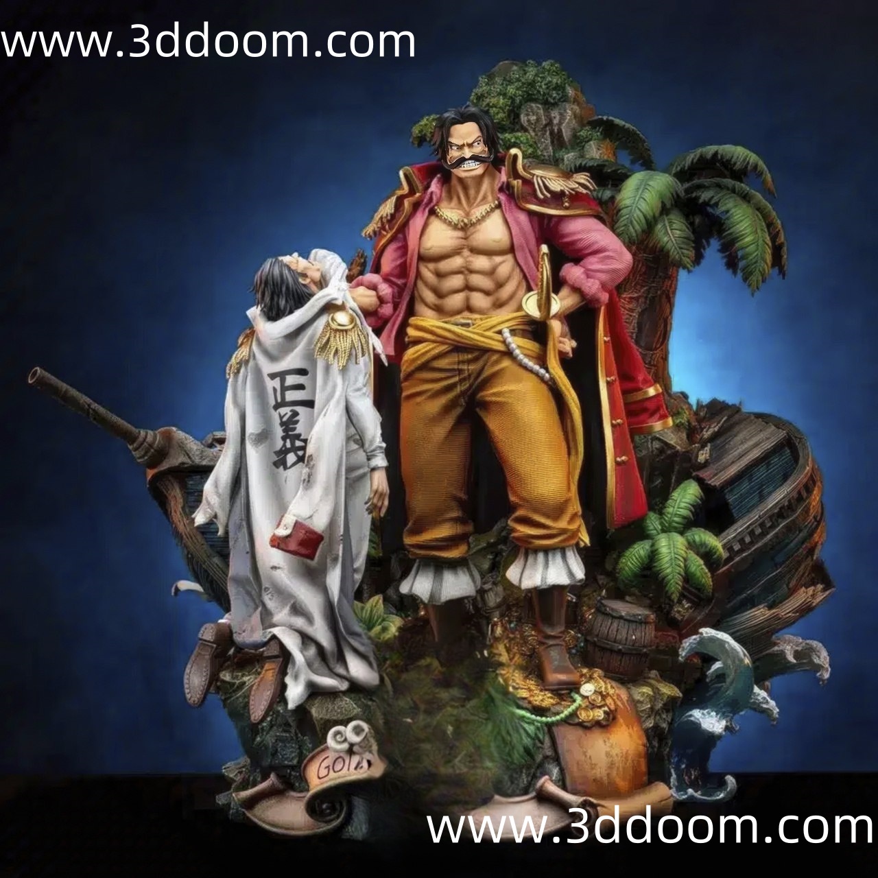 722 Gol D. Roger One Piece 海贼王 哥尔·D·罗杰-3D DOOM