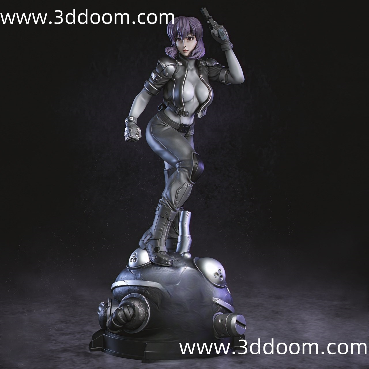 761 Motoko Kusanagi Ghost in the Shell 攻壳机动队 草薙素子-3D DOOM