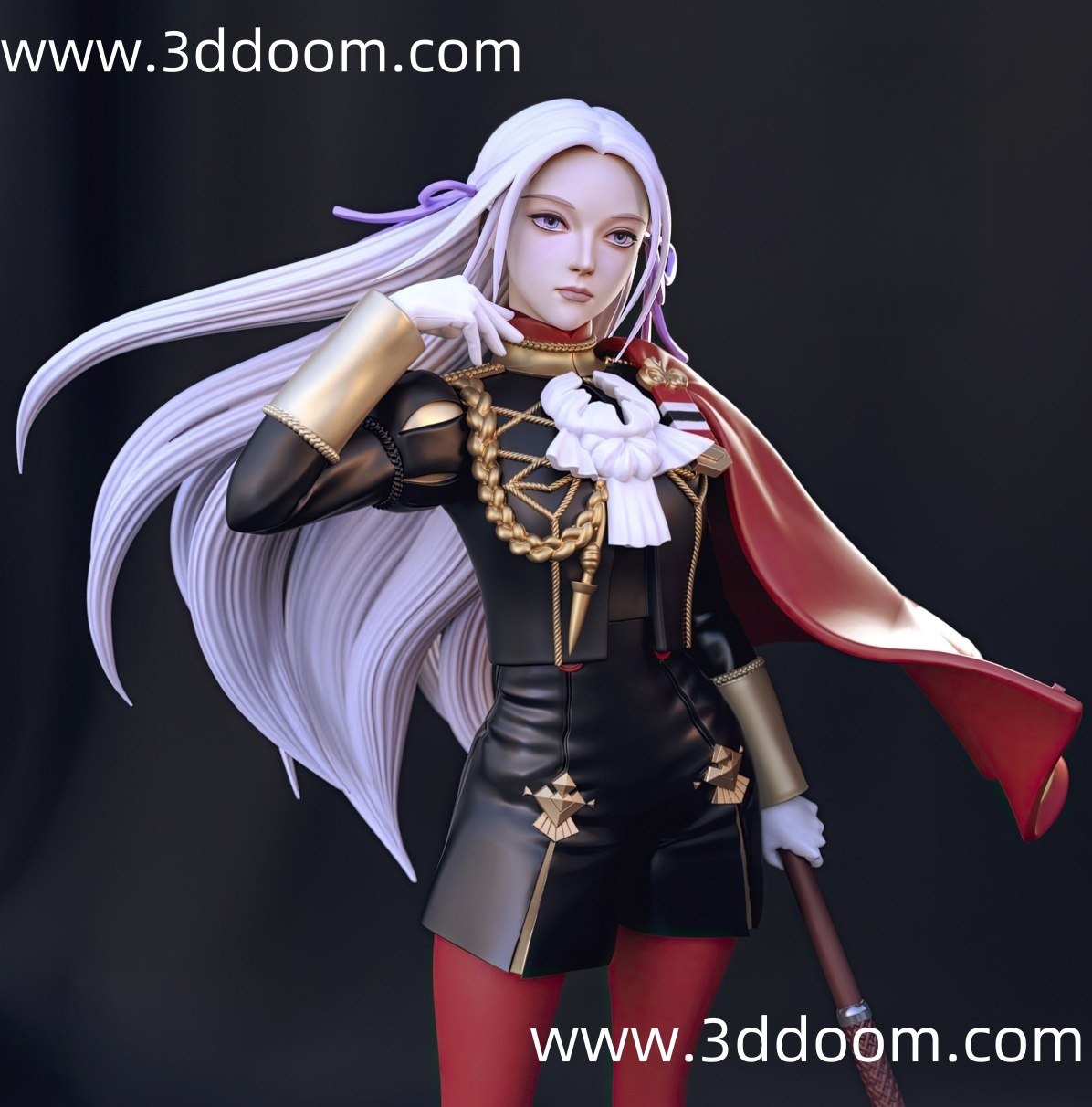 715 Edelgard Fire Emblem 火焰纹章 艾黛尔贾特-3D DOOM