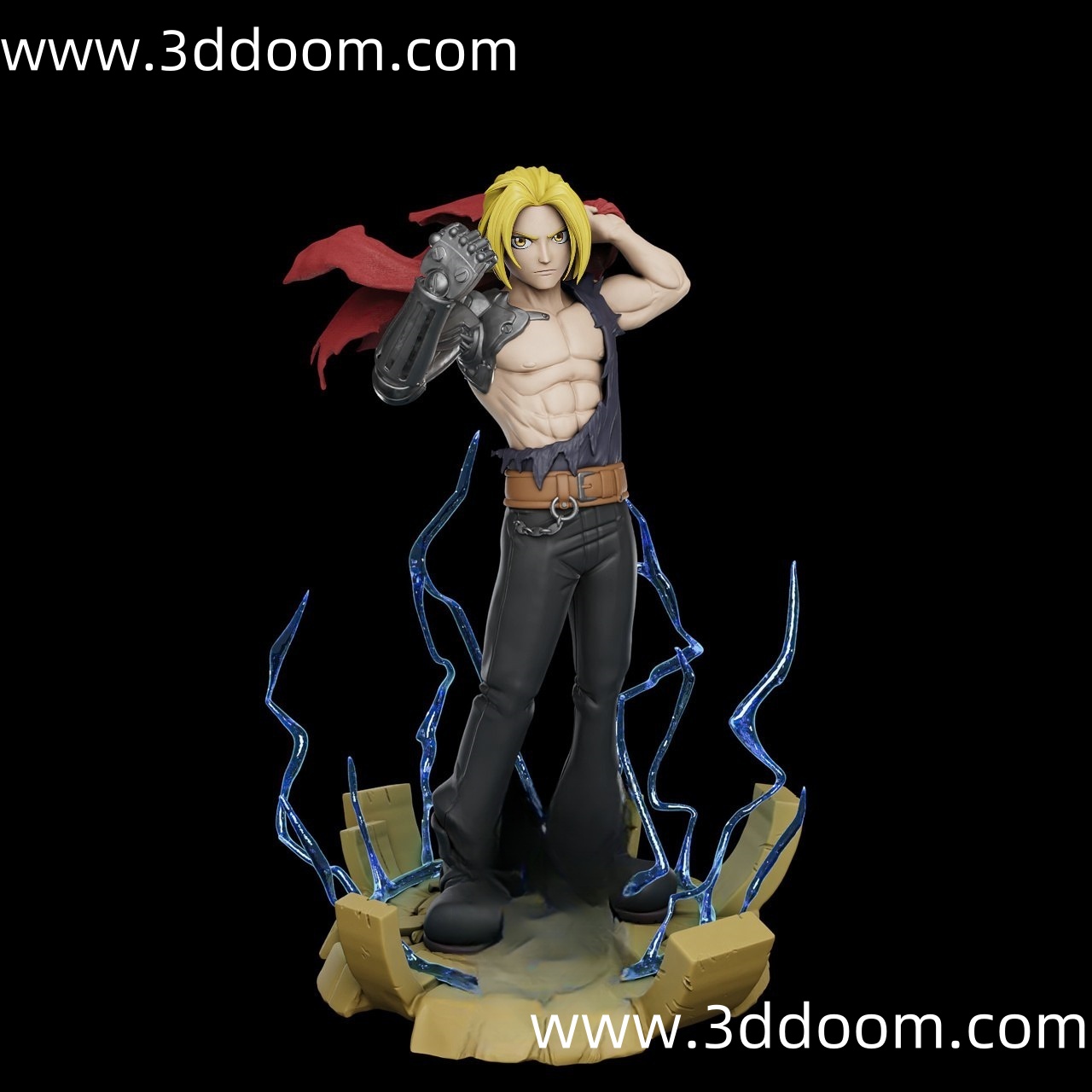 716 Edward Elric Fullmetal Alchemist 钢之炼金术师 爱德华-3D DOOM