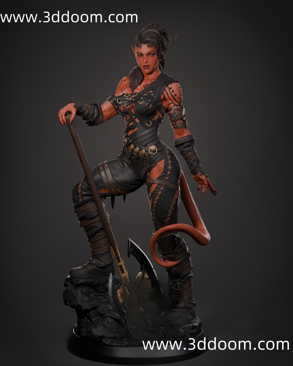 736 Karlach Baldurs Gate 3 博德之门3 卡菈克-3D DOOM