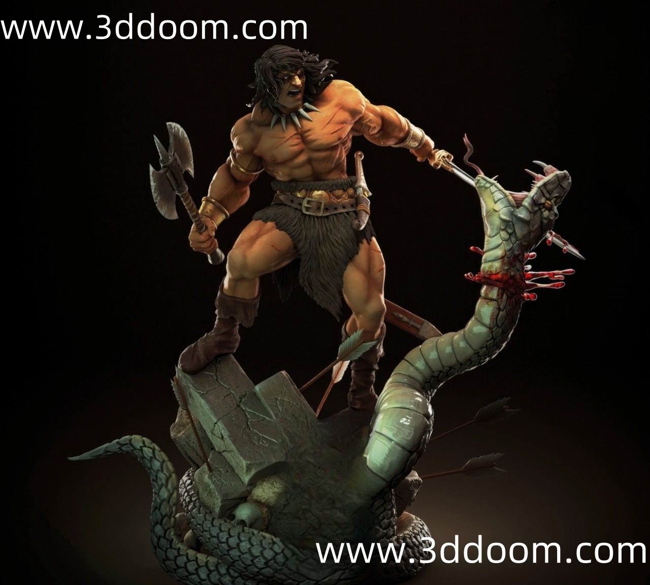 712 Conan The Barbarian 野蛮人柯南-3D DOOM